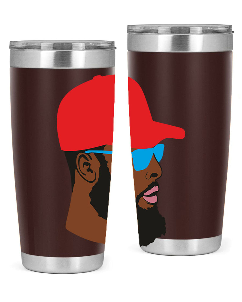 black man style 1#- black men - boys- tumbler