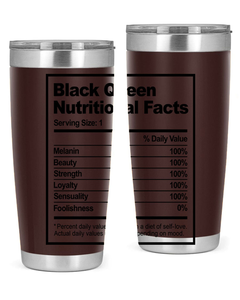 black queen nutritional facts 219#- black words phrases- Cotton Tank