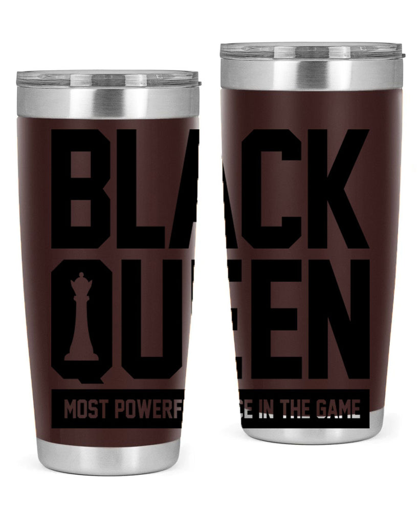 black queenchess 194#- black words phrases- Cotton Tank