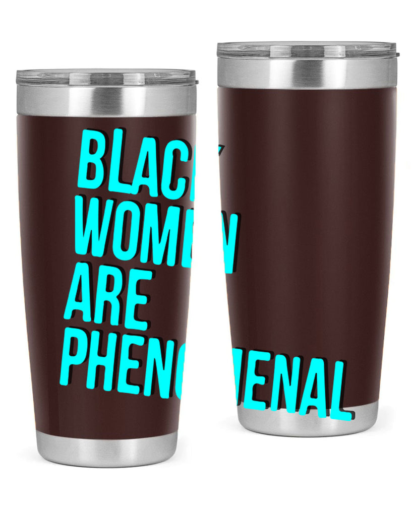 black woman are phenomenal color 216#- black words phrases- Cotton Tank