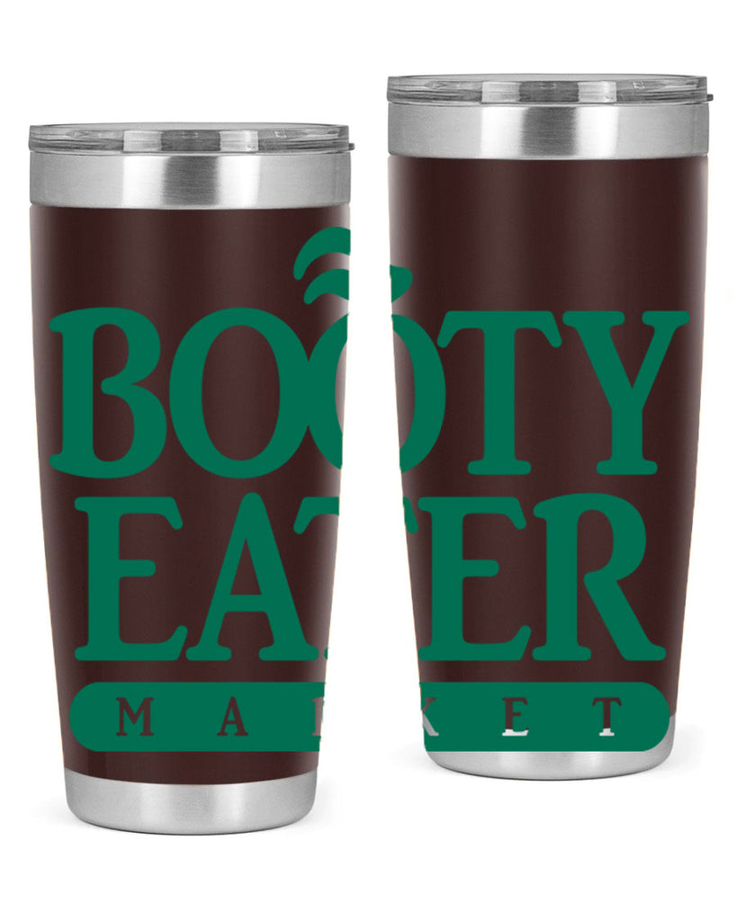 bootyeater 192#- black words phrases- Cotton Tank