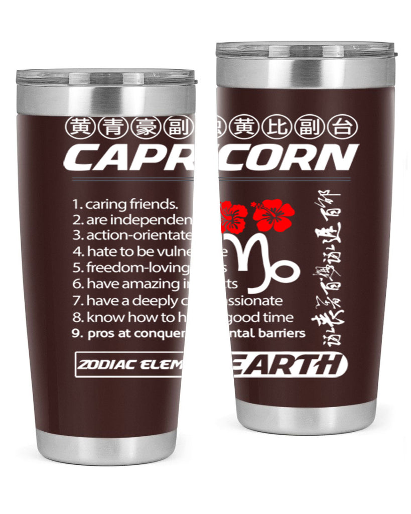 capricorn 207#- zodiac- Tumbler