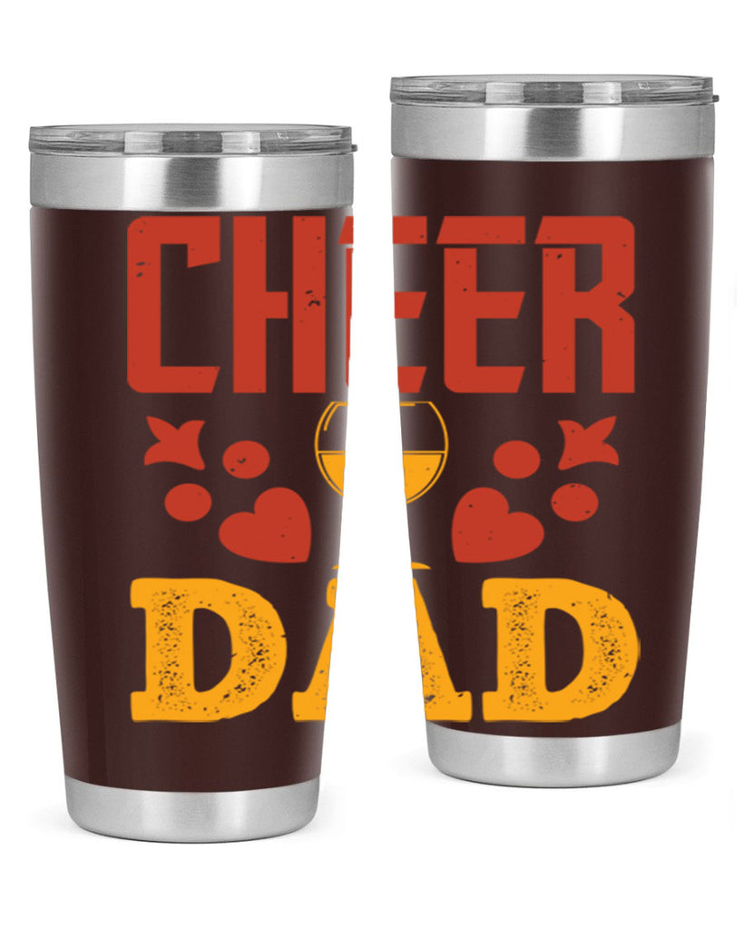 cheer dad 121#- fathers day- Tumbler