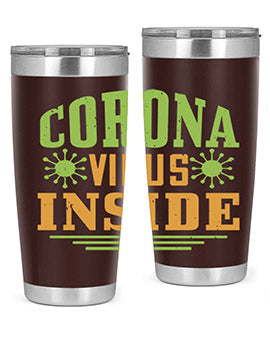 coronavirus inside Style 2#- corona virus- Tumbler