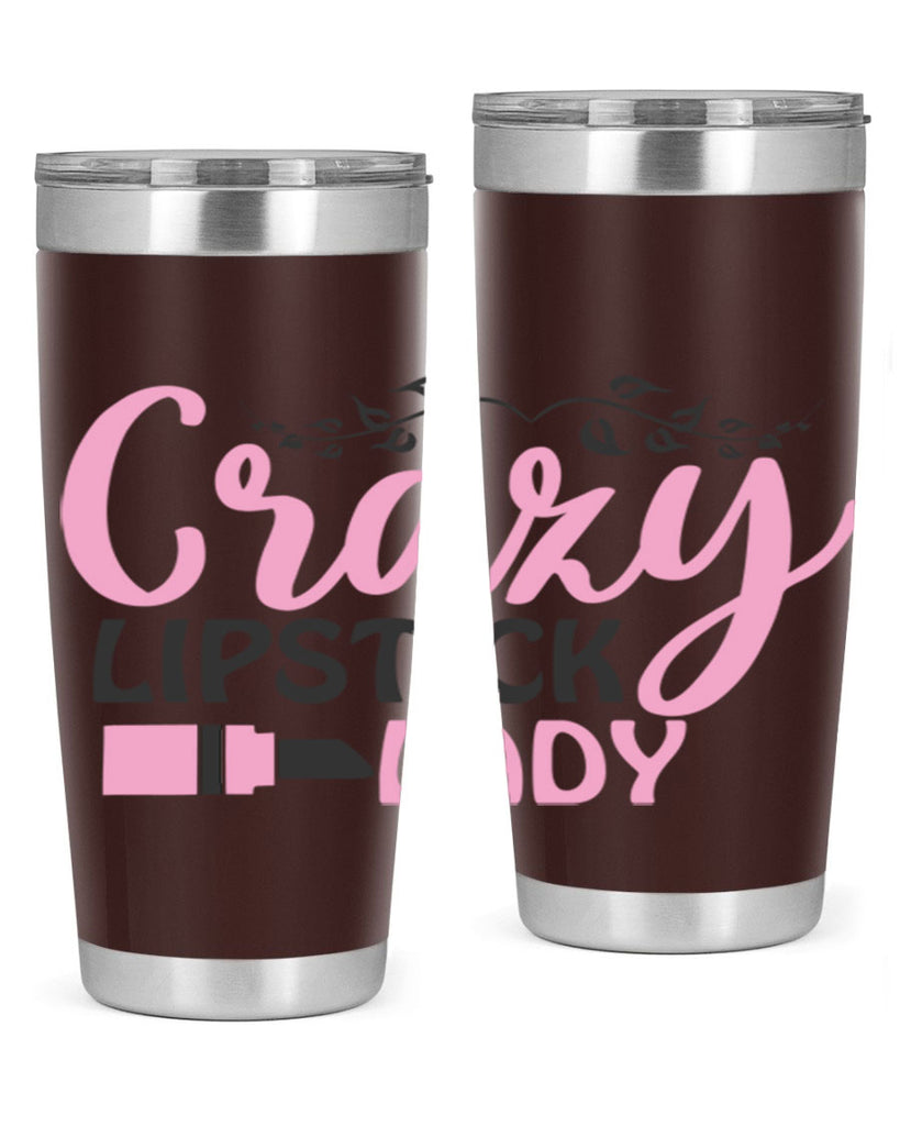 crazy lipstick lady Style 159#- make up- Tumbler