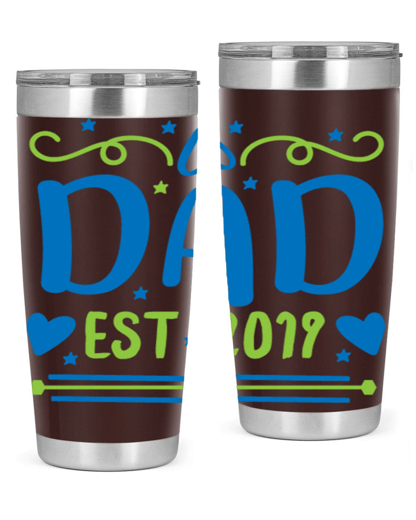 dad est 99#- fathers day- Tumbler