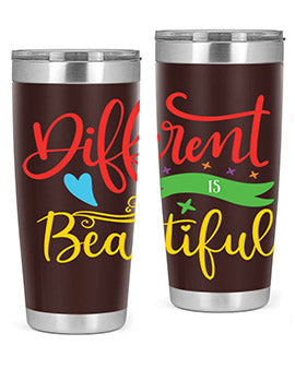 different is beautiful Style 11#- autism- Tumbler