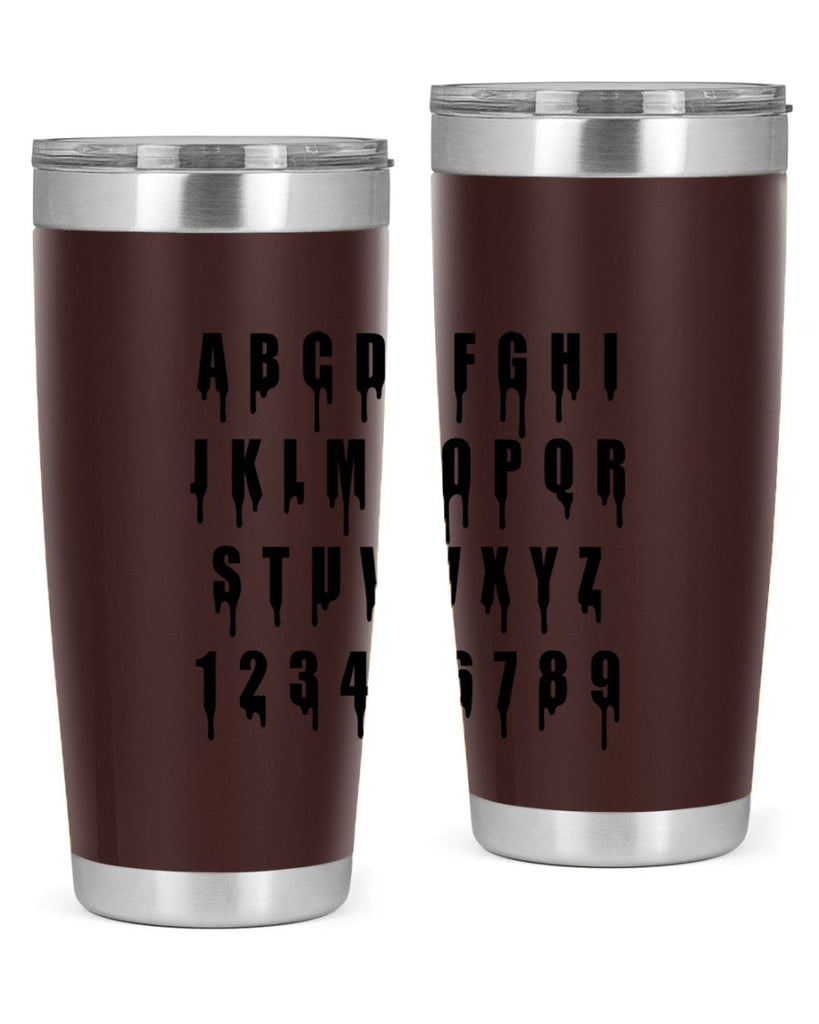 drip font 164#- black words phrases- Cotton Tank