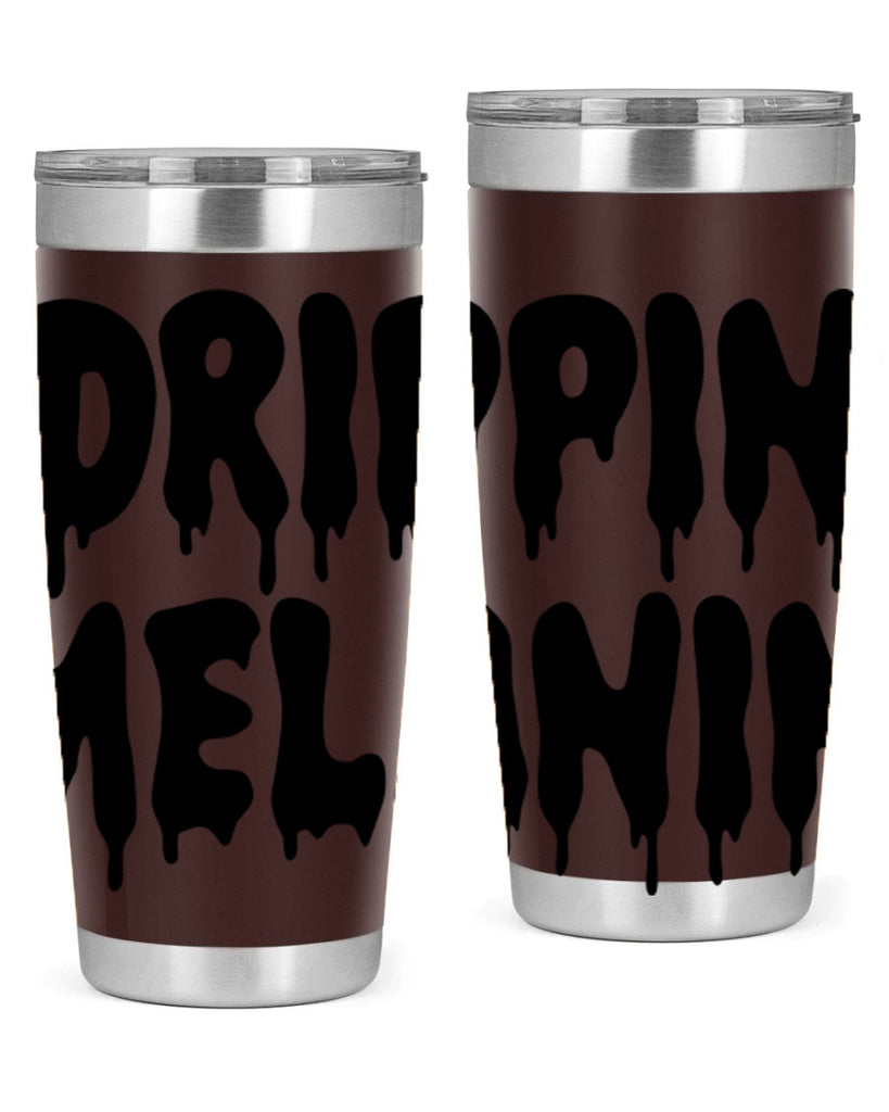 drippinmelanin  160#- black words phrases- Cotton Tank