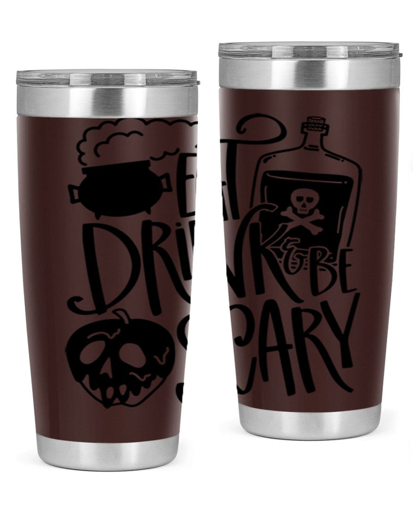 eat drink be scary 78#- halloween- Tumbler