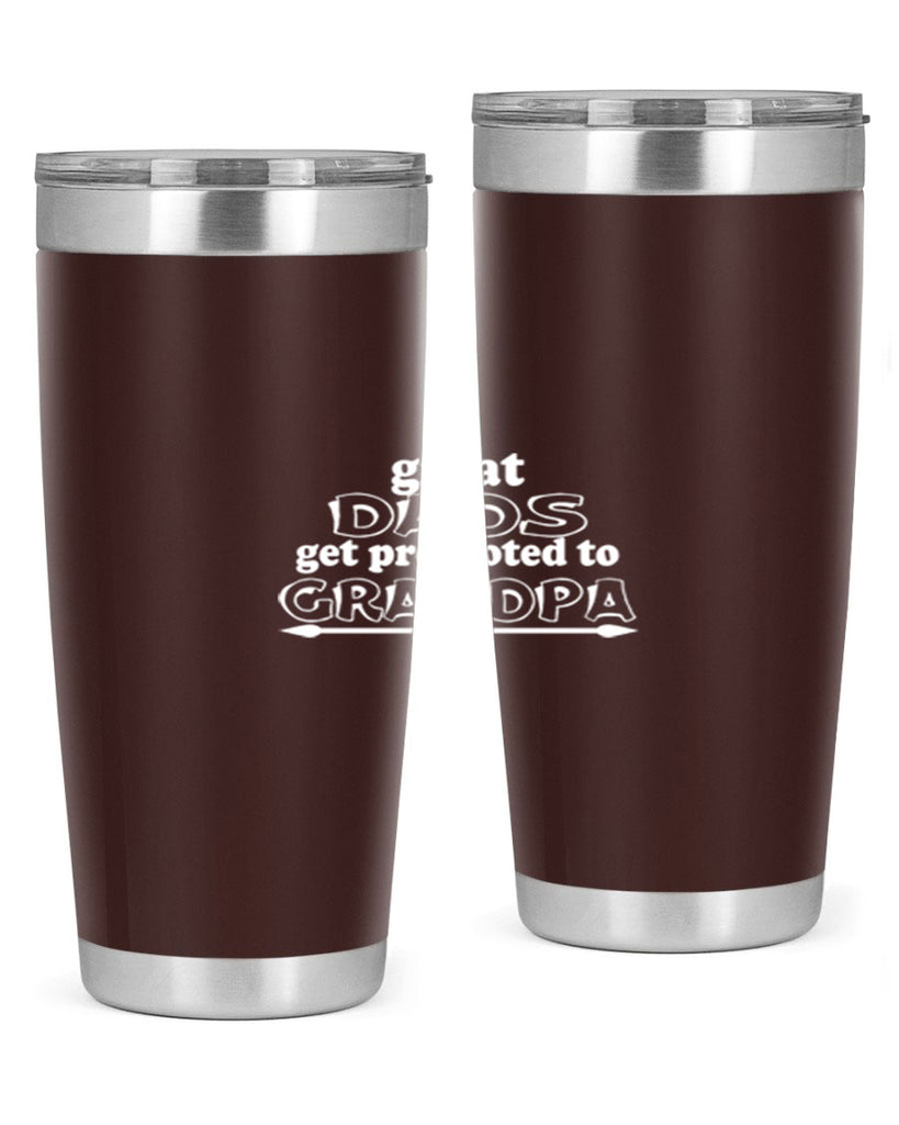 great dads get promoted to 10#- dad- Tumbler