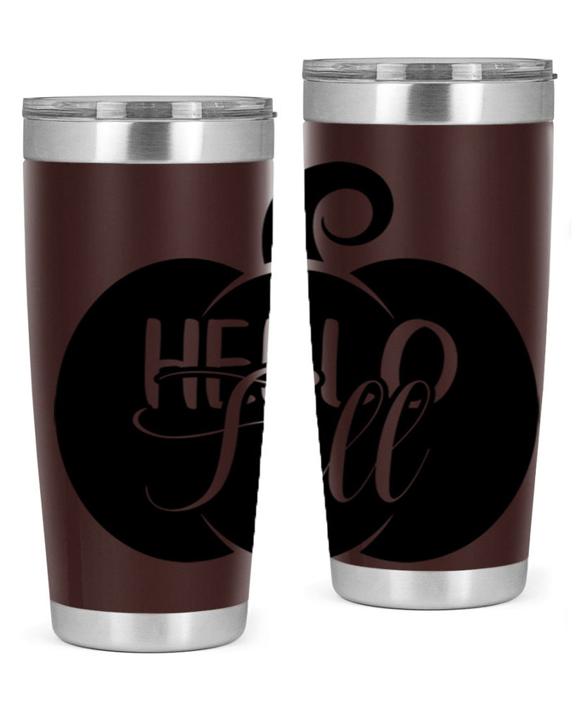 hello fall 275#- fall- Tumbler