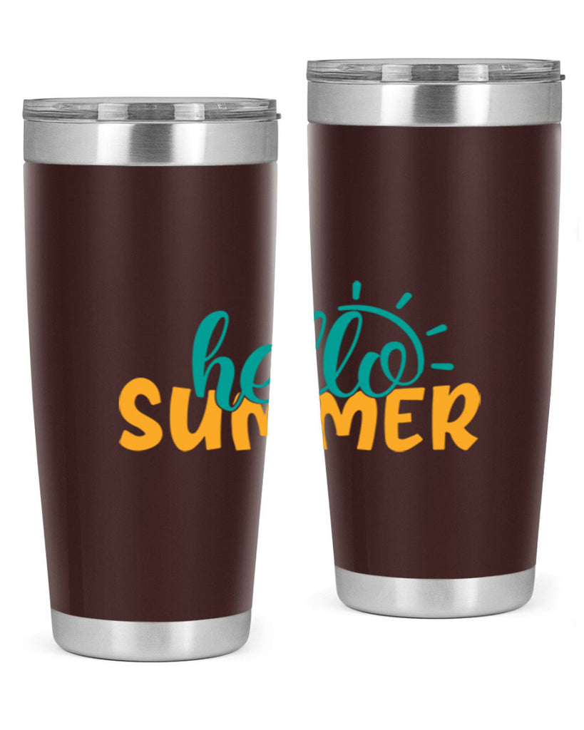 hello summer Style 97#- summer- Tumbler