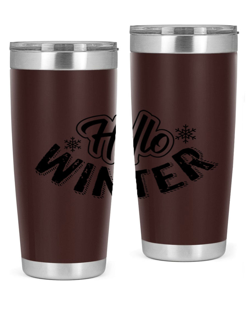 hello winter 169#- winter- Tumbler