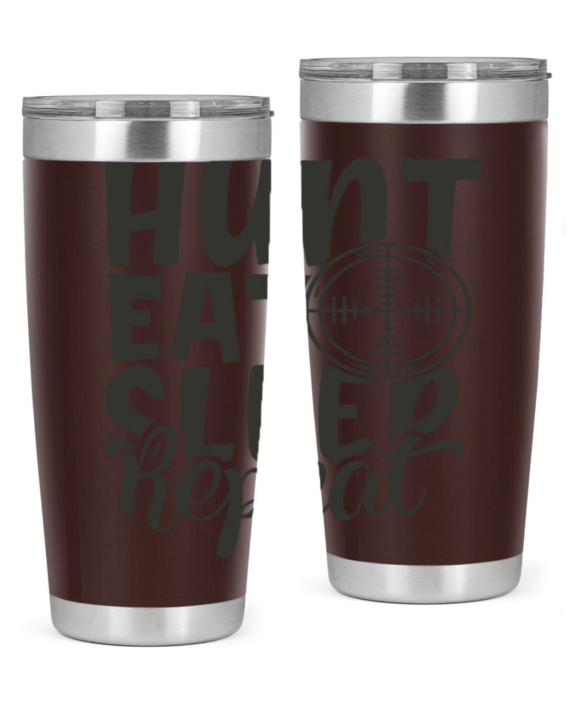 hunt eat sleep repeat 11#- hunting- Tumbler