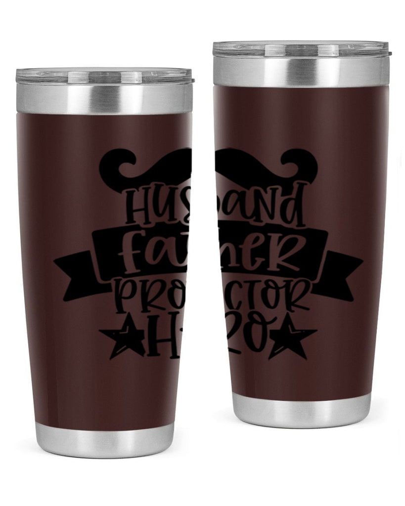 husband father protector hero 46#- fathers day- Tumbler