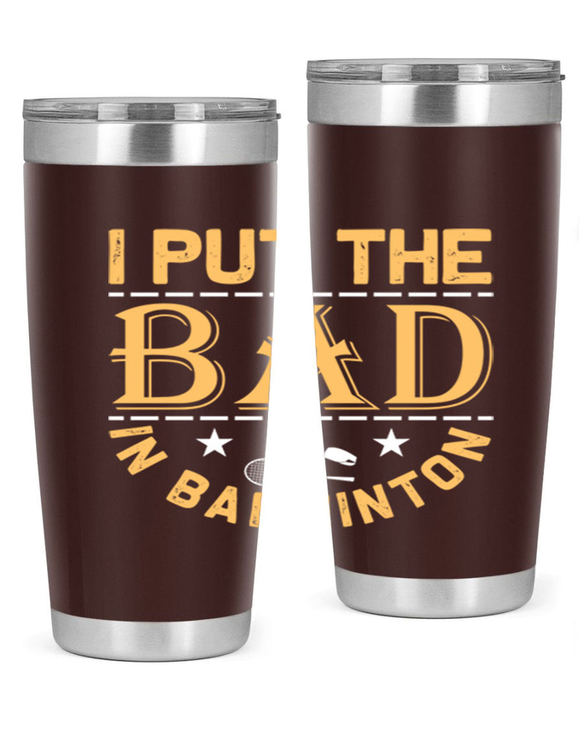 i 1056#- badminton- Tumbler