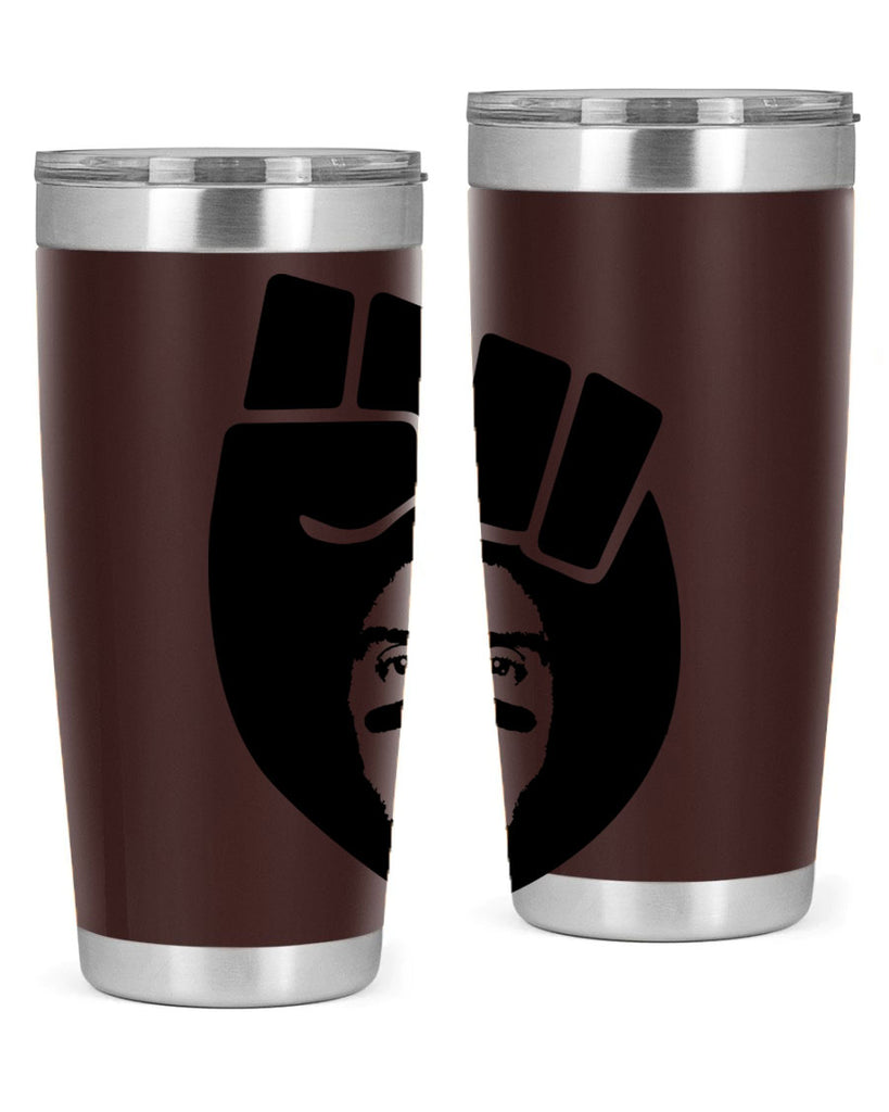 kaepernick fist hair 22#- black men - boys- tumbler