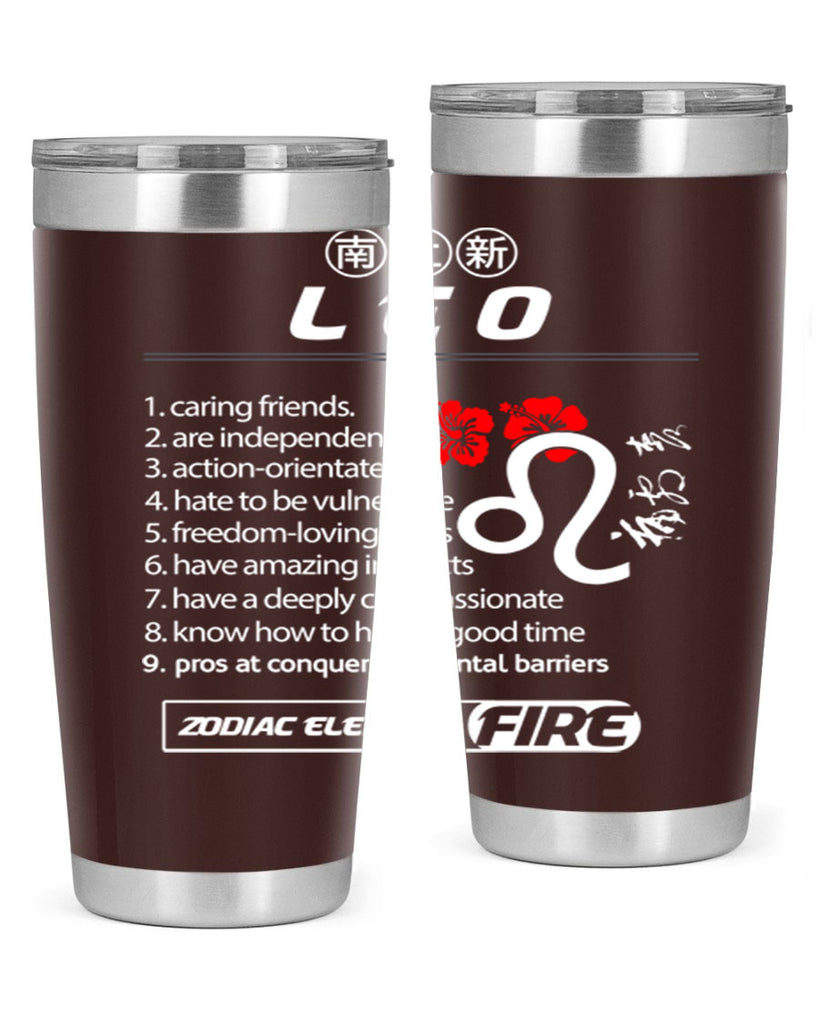 leo 307#- zodiac- Tumbler