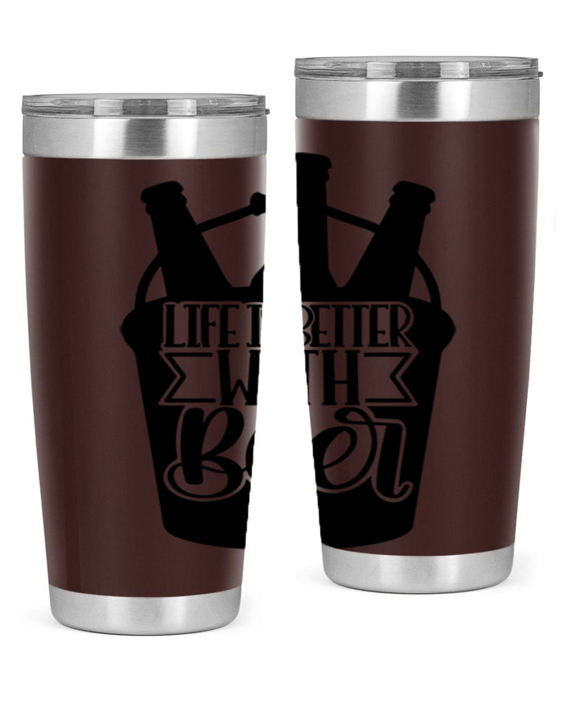 life is better with beer 27#- beer- Tumbler