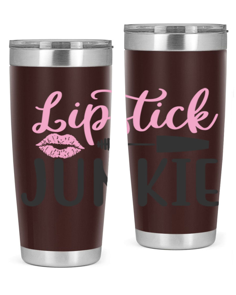 lipstick junkie Style 154#- make up- Tumbler