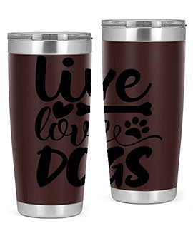 live love dogs Style 76#- dog- Tumbler