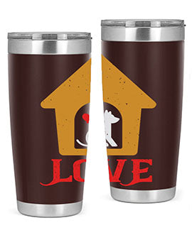 love Style 161#- dog- Tumbler