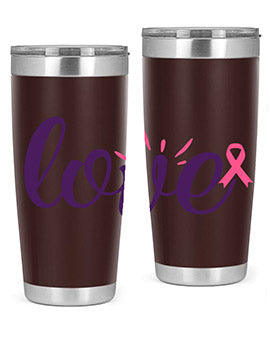 love Style 7#- breast cancer- Tumbler