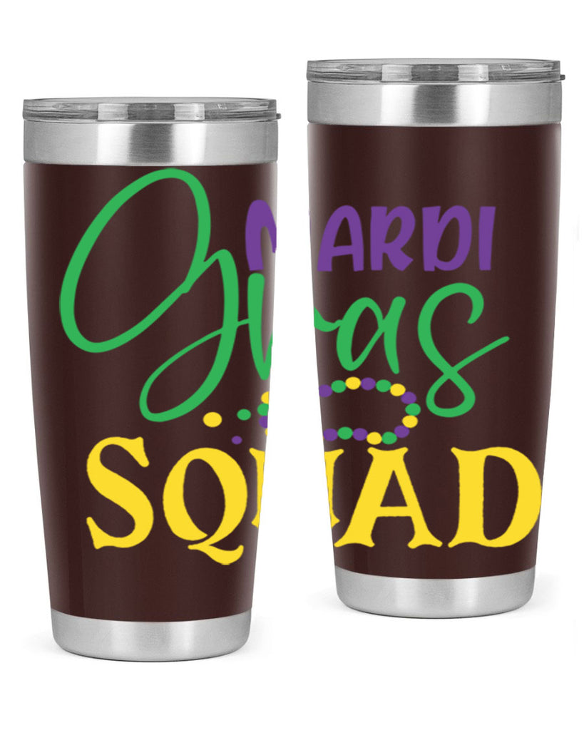 mardi gras squad 78#- mardi gras- Tumbler