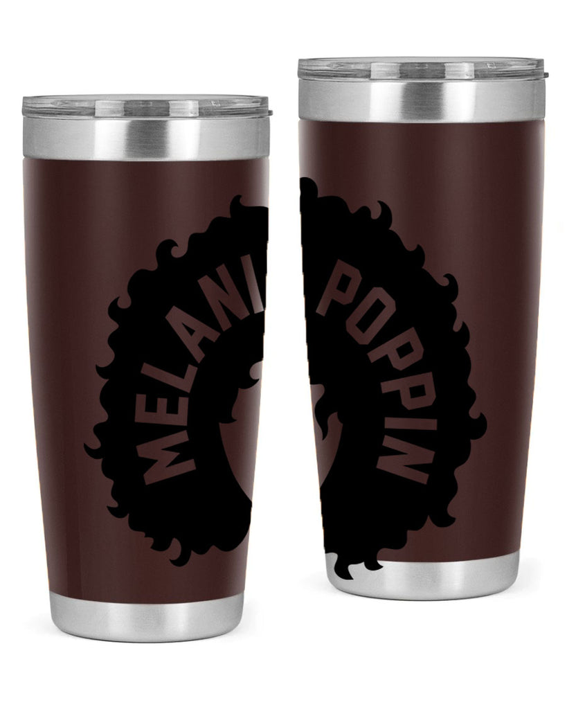 melanin poppin 85#- black words phrases- Cotton Tank