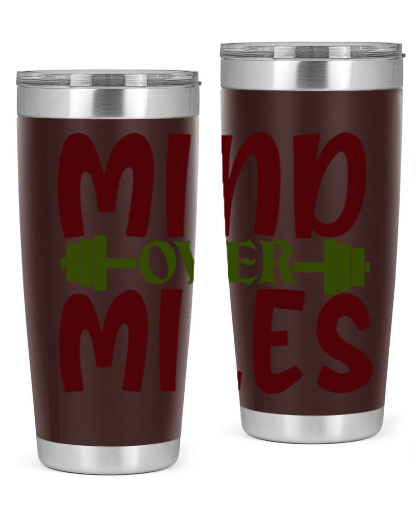 mind over miles 29#- gym- Tumbler