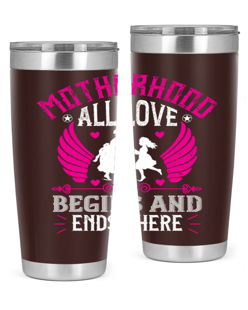 motherhood all love 57#- mothers day- Tumbler
