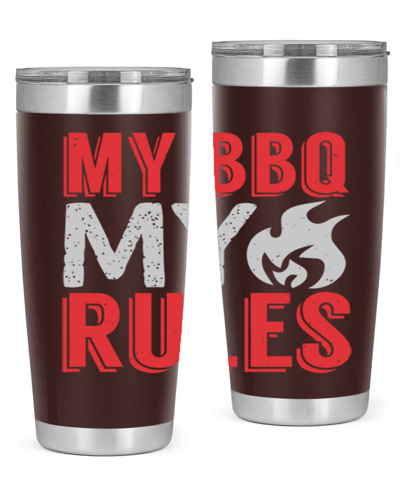 my bbq my rule 22#- bbq- Tumbler