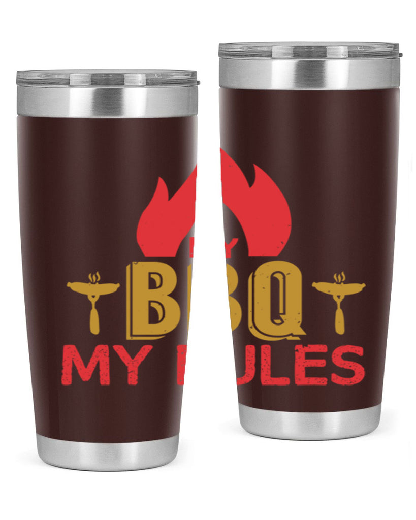 my bbq my ruless 21#- bbq- Tumbler
