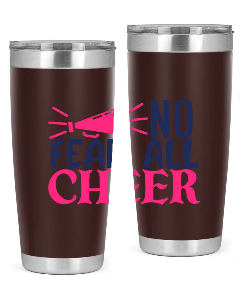 no fear all cheer 1739#- cheer- Tumbler