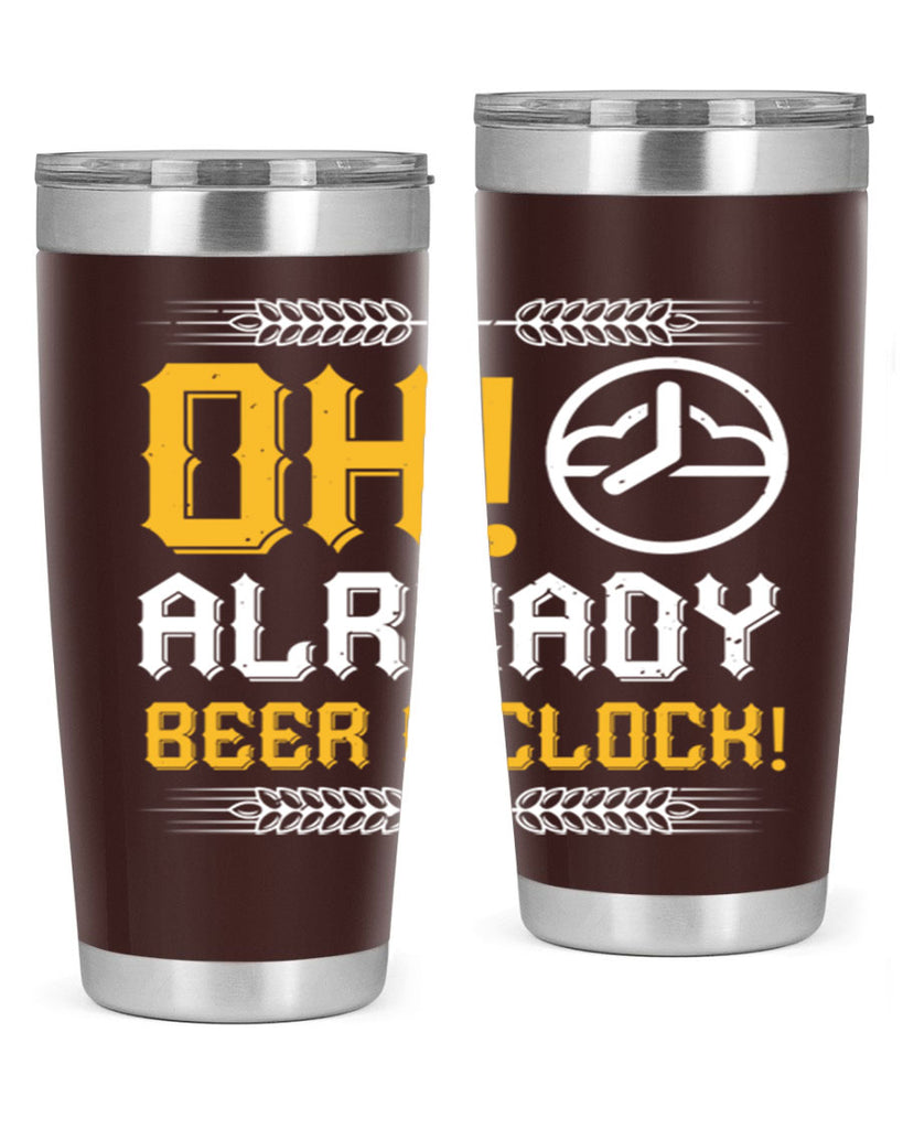 oh already beer oclock 54#- beer- Tumbler