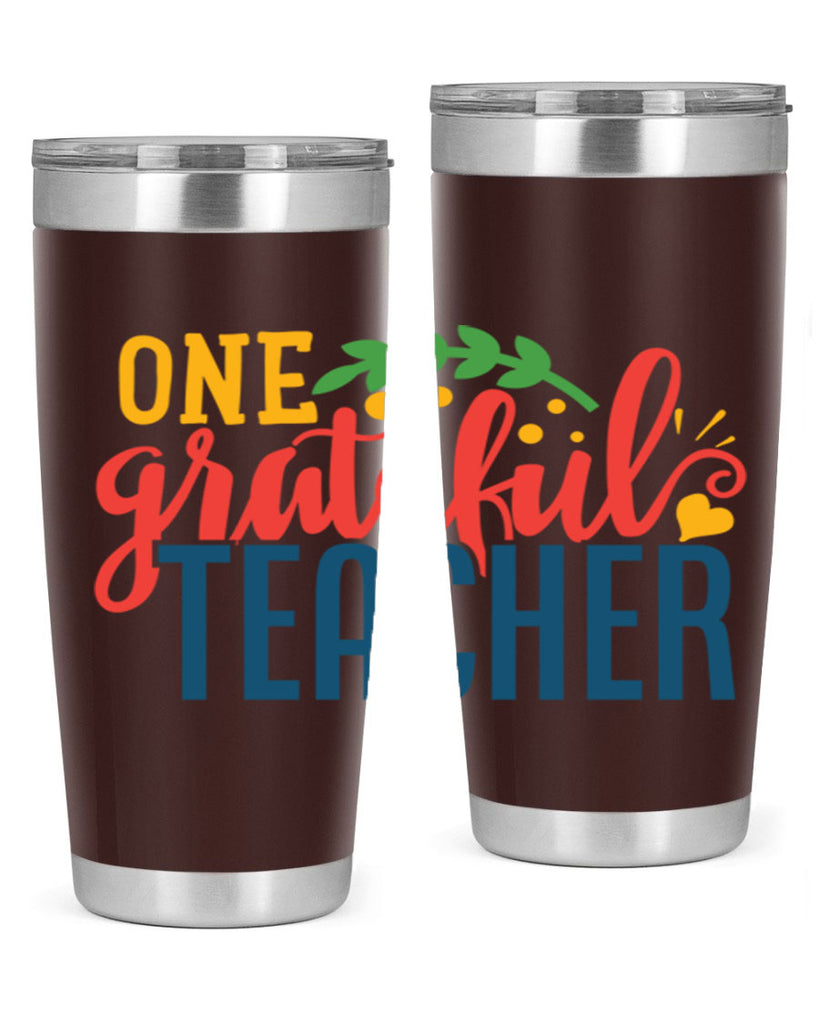one grateful teacher Style 167#- teacher- tumbler