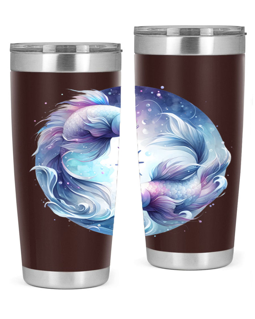 pisces 349#- zodiac- Tumbler