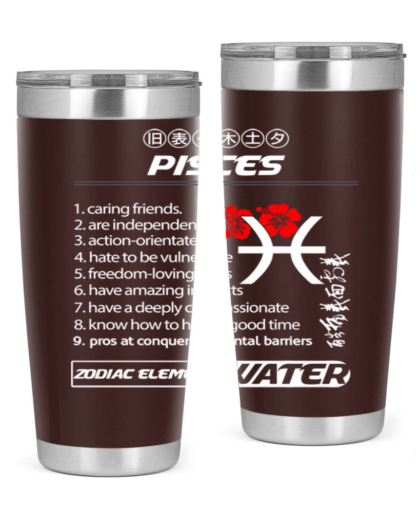 pisces 356#- zodiac- Tumbler