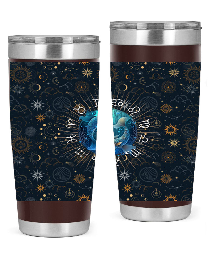 pisces Straight 366#- zodiac- Tumbler