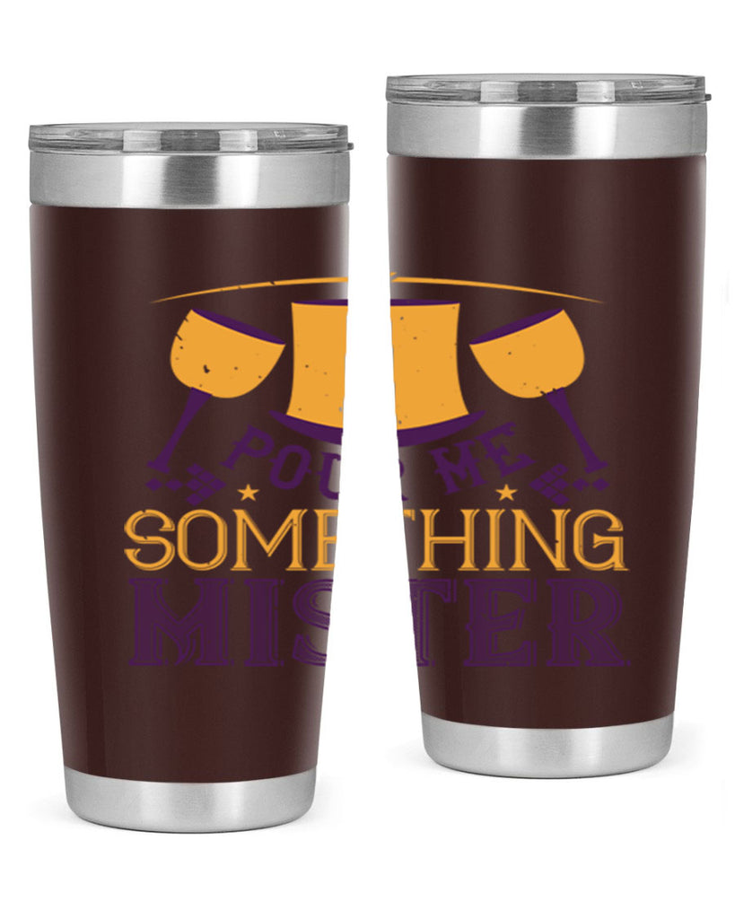 pour me something mister 38#- mardi gras- Tumbler