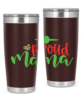 proud mama Style 38#- autism- Tumbler