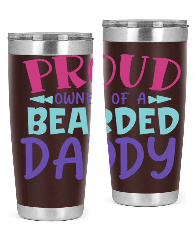 proud owner of a bearded daddy Style 202#- baby- tumbler