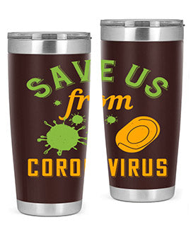 save us from coronavirus Style 24#- corona virus- Tumbler