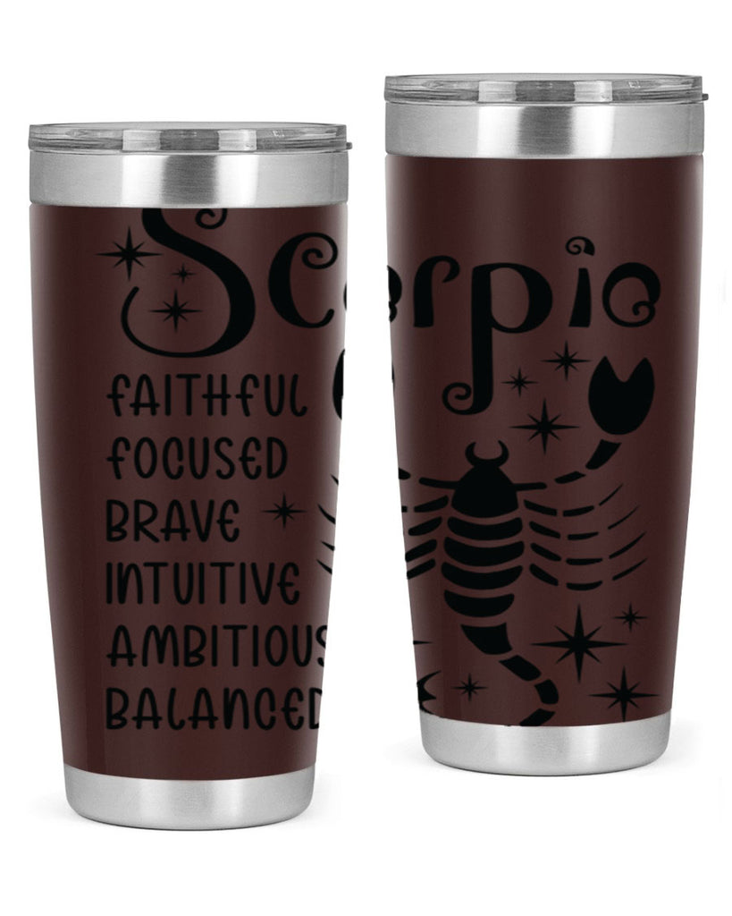 scorpio 431#- zodiac- Tumbler