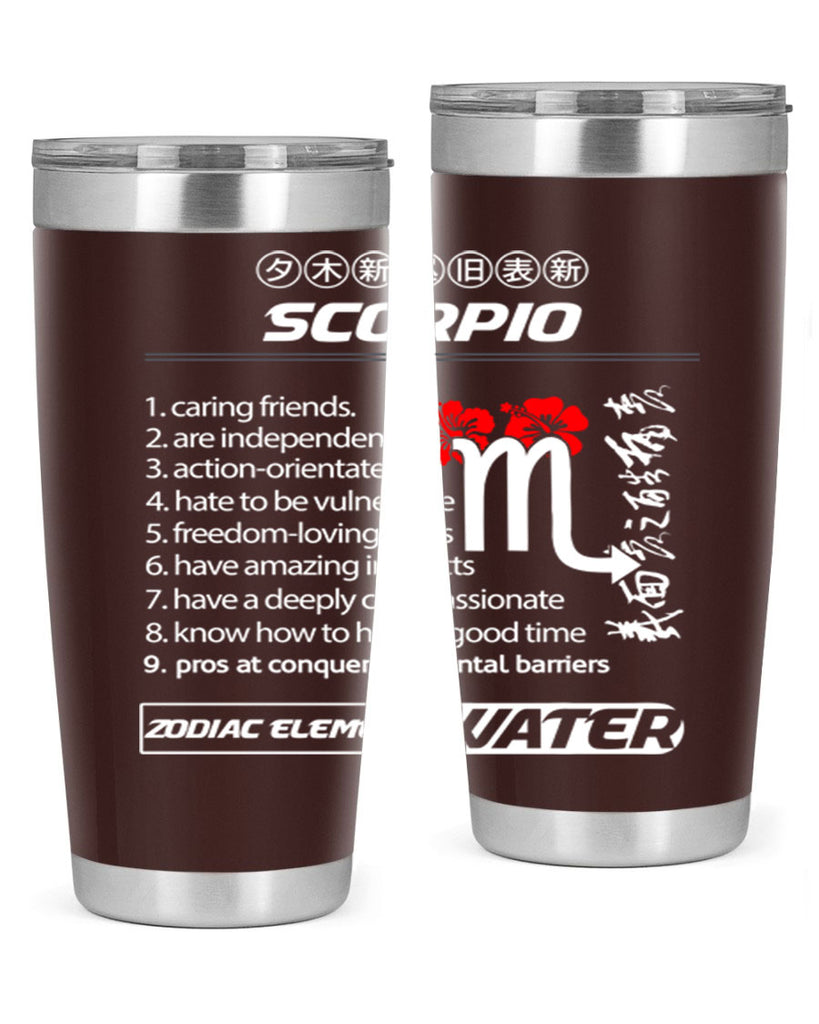 scorpio 456#- zodiac- Tumbler