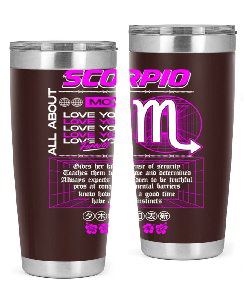 scorpio 457#- zodiac- Tumbler