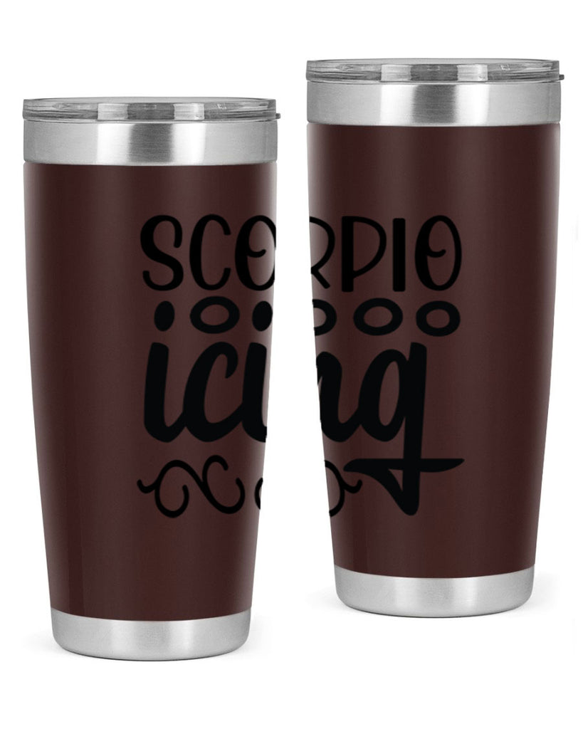 scorpio icing 441#- zodiac- Tumbler