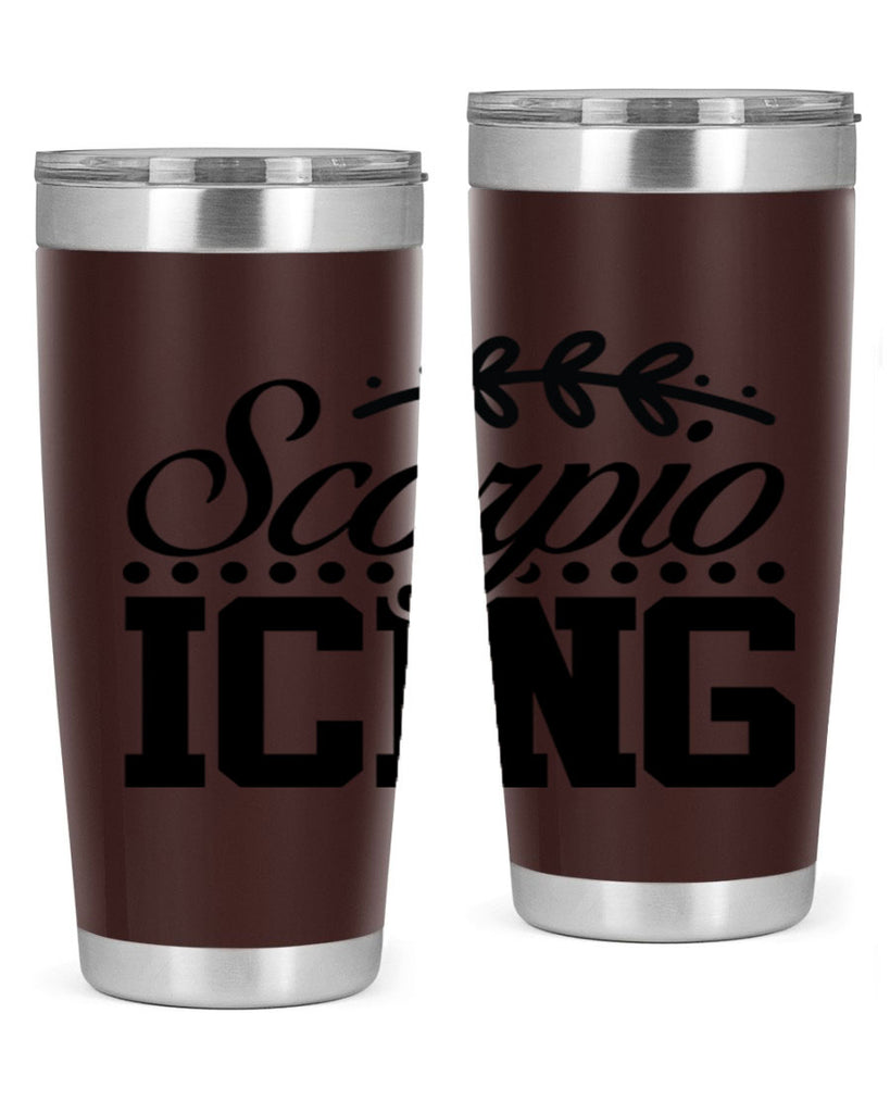 scorpio icing 442#- zodiac- Tumbler