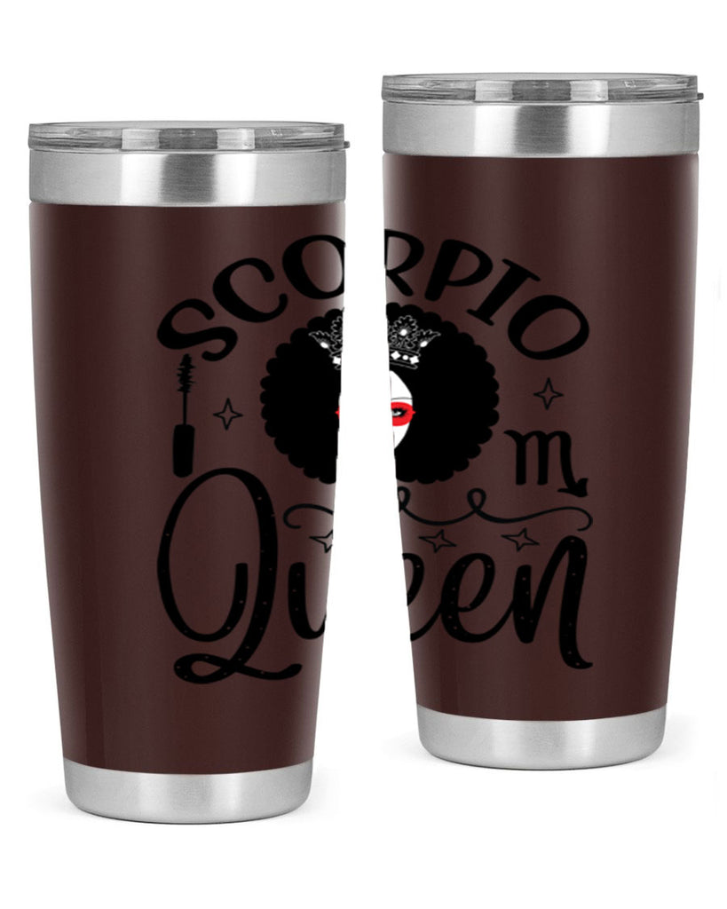 scorpio queen 448#- zodiac- Tumbler